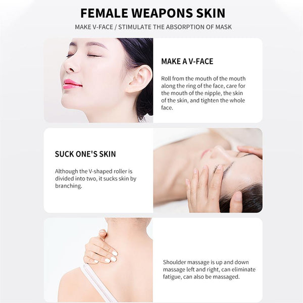 [MPTA00013]MEIPENG 3D Facial Roller  Massager V Face Lifting Massage Instrument Body Shaping Tool