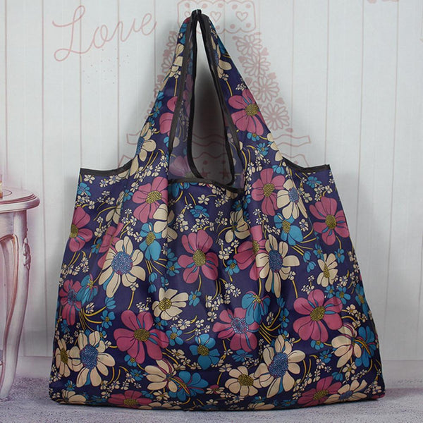 [MPHA00011] MEIPENG Large STYLISH Nylon Foldable Reusable Grocery Shopping Bag