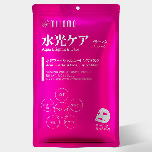 Mitomo Japan Snowing Care Facial Essence Mask 36 PCS/Pack MT101-E-4
