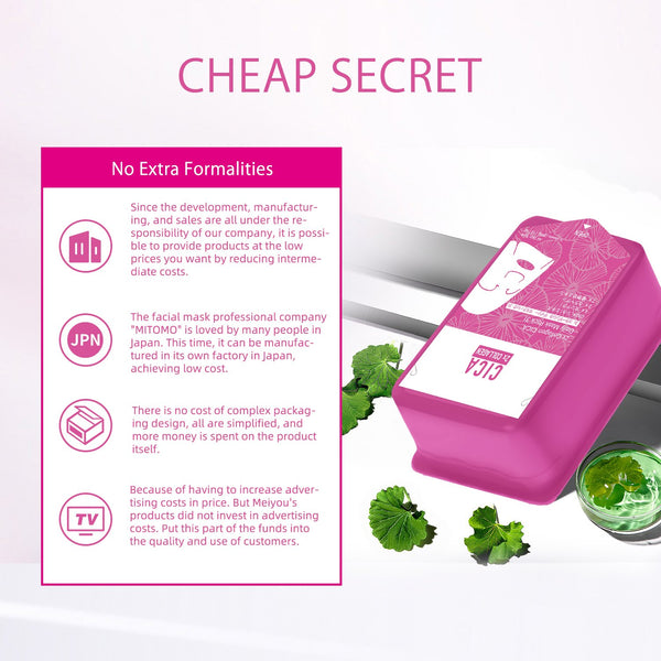 NEW! Popular in JAPAN 2x Collagen + CICA Daily Facial Mask Pack (31 sheets) [CC001-A-360]