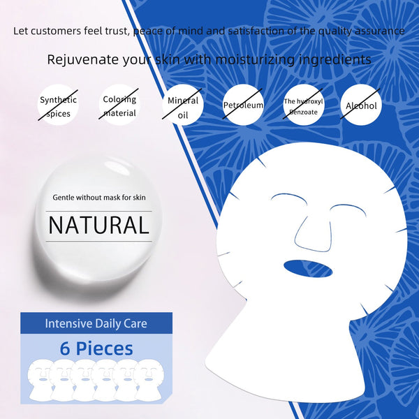 NEW! Popular in JAPAN, 3x Hyaluronic Acid + CICA Face and Neck Mask Pack [CC001-B-035]