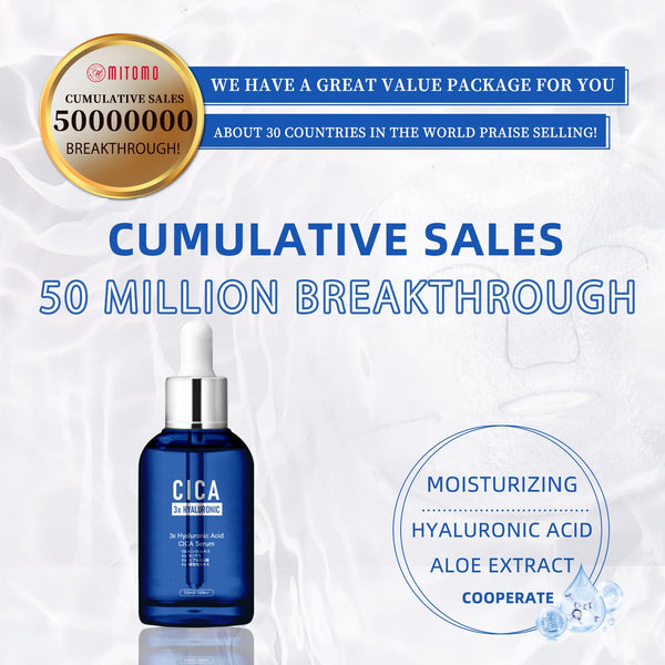 NEW! Popular in JAPAN, 3x Hyaluronic Acid + CICA Serum [CC001-B-050]