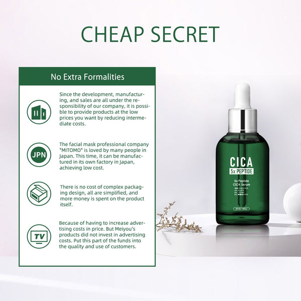 NEW! Popular in JAPAN, 5x Peptide + CICA Serum [CC001-C-050]