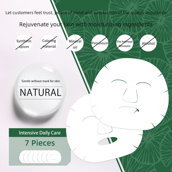 NEW! Popular in JAPAN, 5x Peptide + CICA Weekly Facial Mask Pack (7 Sheets) [CC001-C-100]