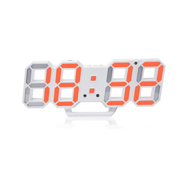 [MPEA00011] MEIPENG Korean 3dled digital clock living room wall clock new electronic clock alarm clock 3D stereo clock