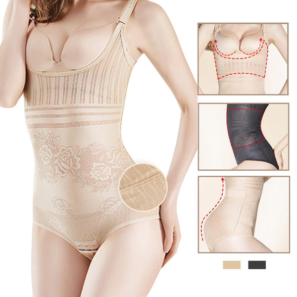 [MPFA00007]MEIPENG Ladies Full Body Shaper Slimming Bodysuit Tummy Control Girdle Corset Shapewear