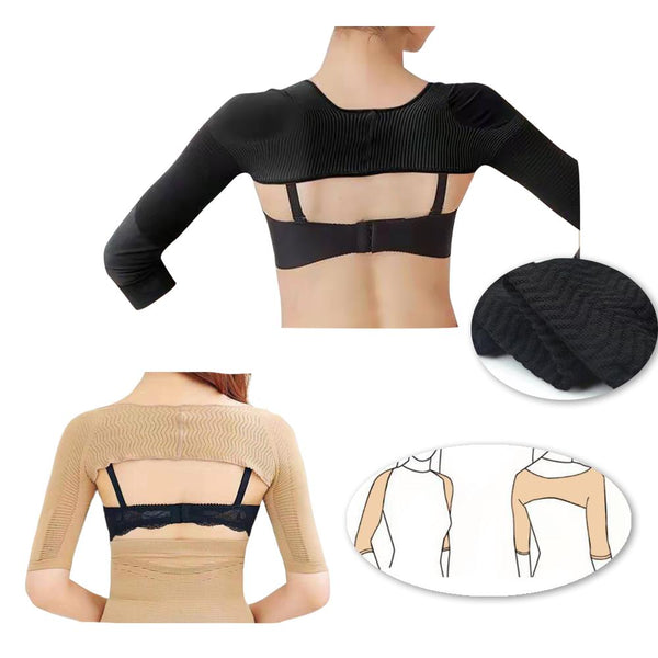 [MPFA00008] MEIPENG Seamless Arm Shaper Women Compression Long Sleeve Arm Slimmer Posture Corrector
