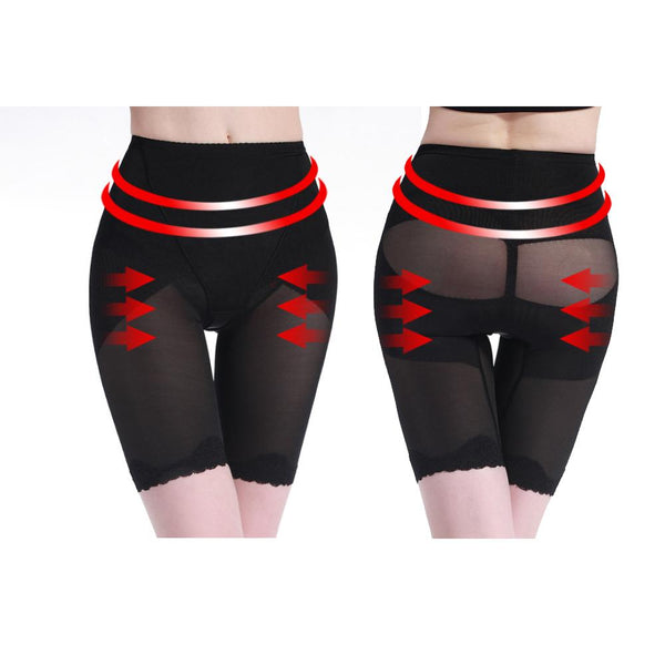 [MPFA00021] MEIPENG Women Tummy Control Shapewear High Waist Butt Lifter Body Shaper Shorts Pants