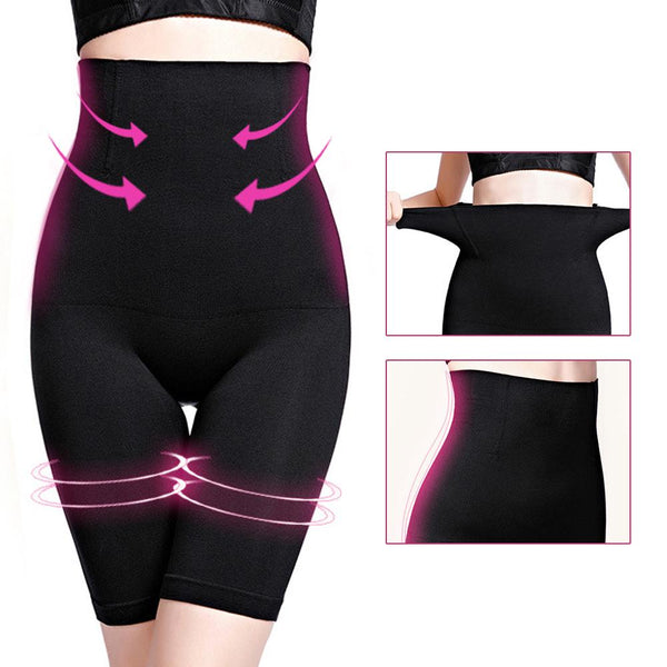 【MPFA00034】MEIPENG Seamless women's postpartum high waisted flat angle waistband waist lifting arm beauty pants anti light bottoming safety pants