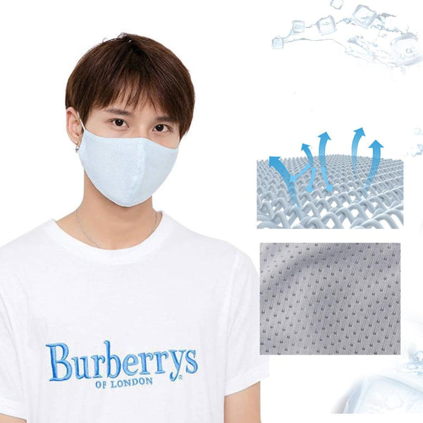 [MPHA00001] MEIPENG Ice Silk Face Mask for Men and Women in Summer Sunscreen UV Proof Breathable Mask