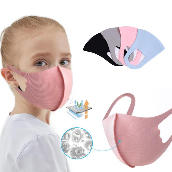 [MPHA00005] MEIPENG 3D Fit Unise Kids Ice Silk Cotton Mask Safety Cotton Breathable Washable Anti Fog Reusable Face Mouth Mask