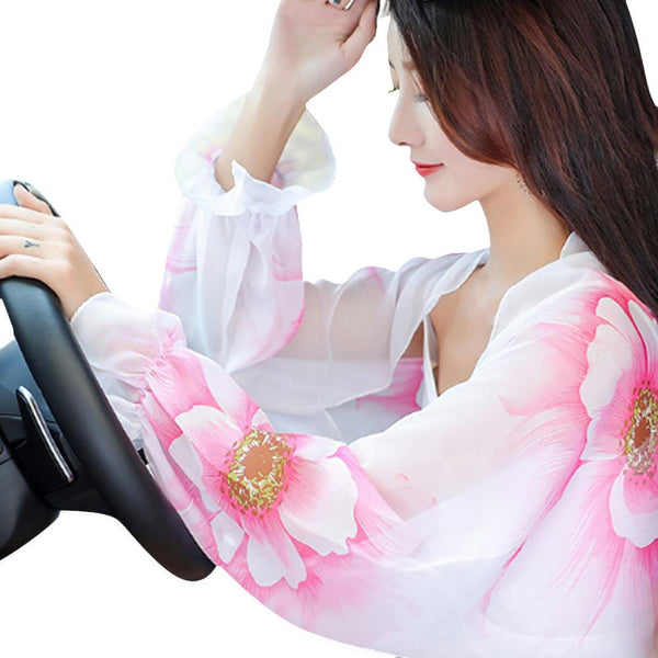 [MPHA00015] MEIPENG Summer Sun UV Protection Chiffon Tops Clothing Air-conditioned Shirt