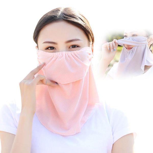 [MPHA00017] MEIPENG Women's UV Layered Mask-Sun Protective-2020 chiffon Mask
