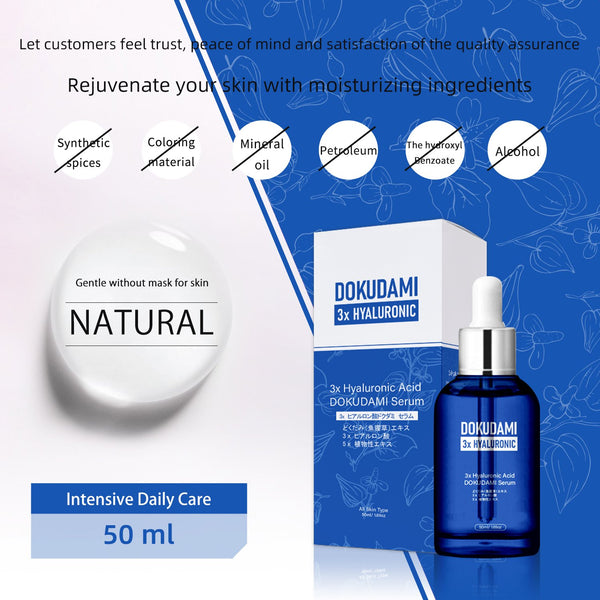 NEW! Popular in JAPAN 3x Hyaluronic Acid + DOKUDAMI Serum [DD001-B-050]