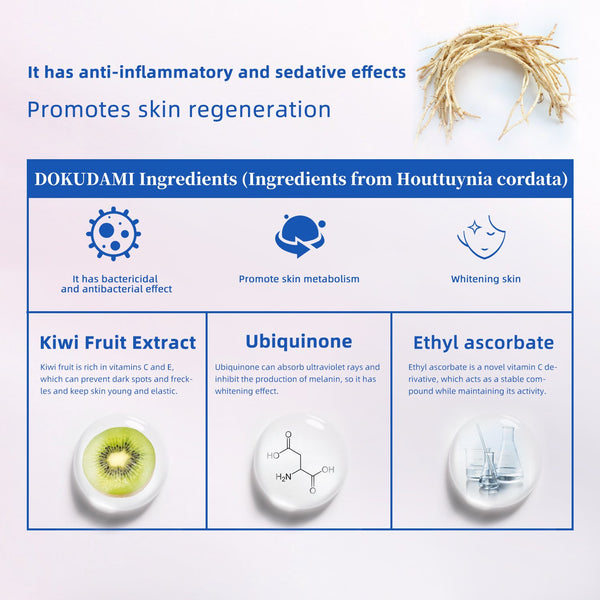 NEW! Popular in JAPAN 3x Hyaluronic Acid + DOKUDAMI Daily Facial Mask Pack (31 sheets) [DD001-B-360]