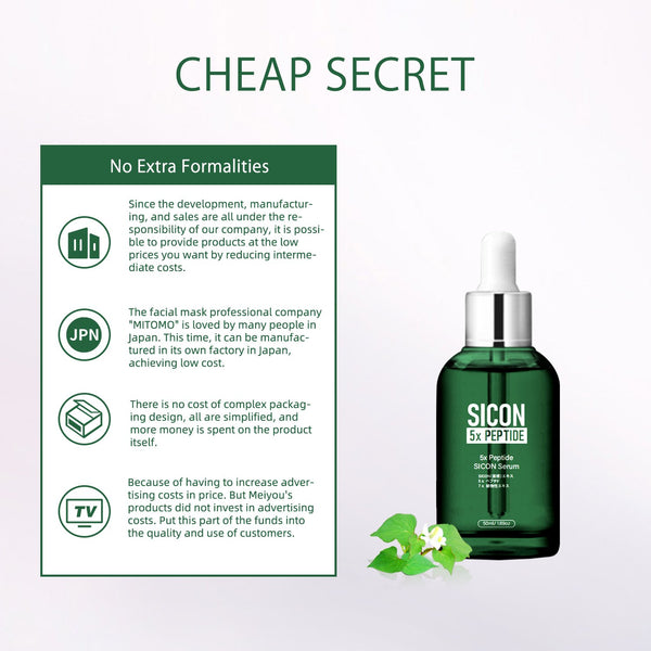NEW! Popular in JAPAN 5x Peptide + DOKUDAMI Serum [DD001-C-050]