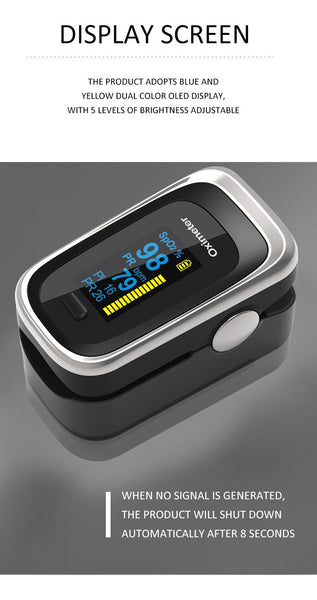 [MPEA00006] MEIPENG FDA finger clip oximeter finger pulse oxygen saturation monitor respiratory rate PI sleep monitoring