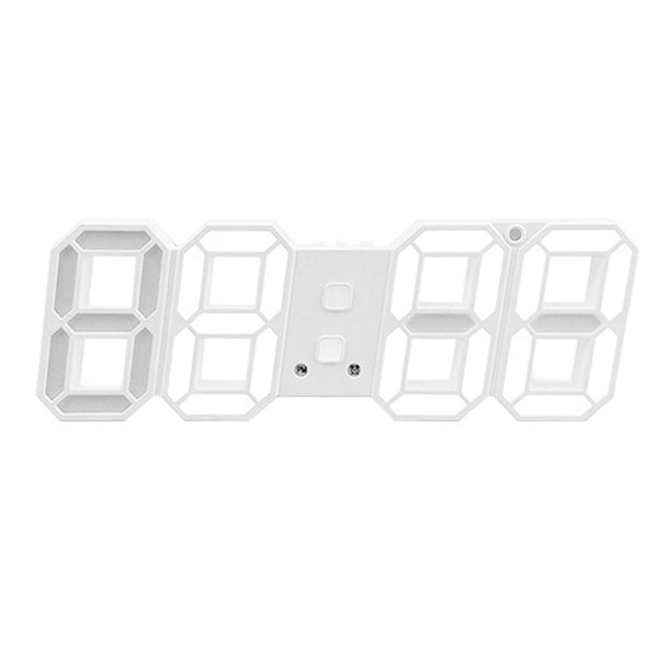 [MPEA00011] MEIPENG Korean 3dled digital clock living room wall clock new electronic clock alarm clock 3D stereo clock
