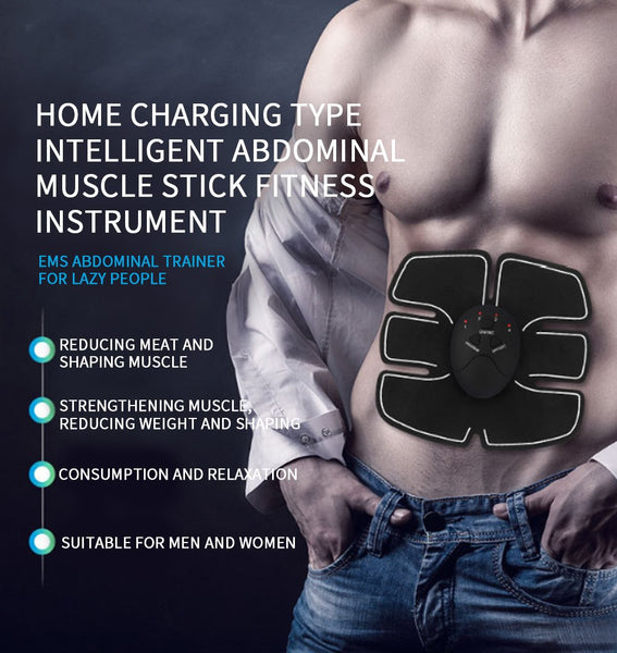 [MPHA00023] MEIPENG Home charging type intelligent abdominal muscle stick fitness instrument EMS abdominal trainer.