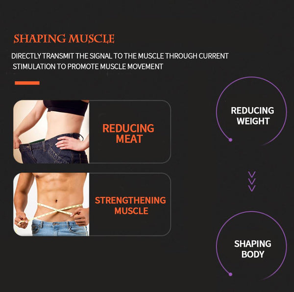 [MPHA00023] MEIPENG Home charging type intelligent abdominal muscle stick fitness instrument EMS abdominal trainer.