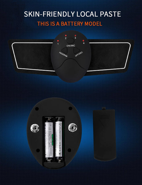 [MPHA00023] MEIPENG Home charging type intelligent abdominal muscle stick fitness instrument EMS abdominal trainer.