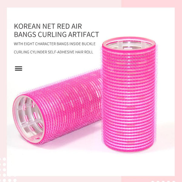 [MPTA00029] MEIPENG Korean net red air bangs curling artifact with eight character bangs inside buckle curling cylinder self-adhesive hair roll
