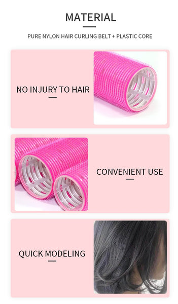 [MPTA00029] MEIPENG Korean net red air bangs curling artifact with eight character bangs inside buckle curling cylinder self-adhesive hair roll
