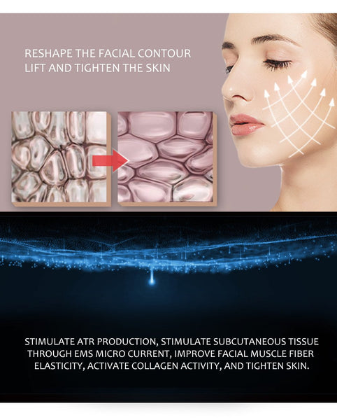 [MPTA00030] MEIPENG Intelligent v-face instrument micro current Facial Massager EMS remote control Bluetooth face slimming artifact beauty instrument slimming instrument