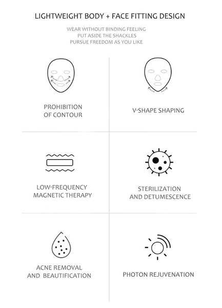 [MPTA00030] MEIPENG Intelligent v-face instrument micro current Facial Massager EMS remote control Bluetooth face slimming artifact beauty instrument slimming instrument