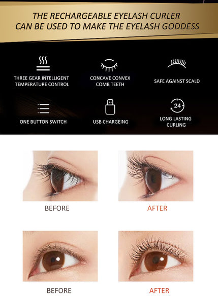 [MPTA00032] MEIPENG Electric ion eyelash curler heating and lasting shaping household rechargeable hand-held eyelash clip