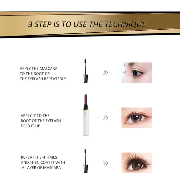 [MPTA00032] MEIPENG Electric ion eyelash curler heating and lasting shaping household rechargeable hand-held eyelash clip