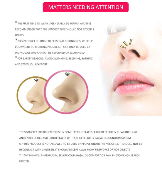 [MPTA00033] MEIPENG 3D beauty nose clip nose bridge augmenter nose pad nose augmenter invisible straightener