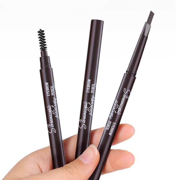 [MPTA00034] MEIPENG Three dimensional multi effect eyebrow pen double triangle eyebrow pen is waterproof, sweat proof and durable