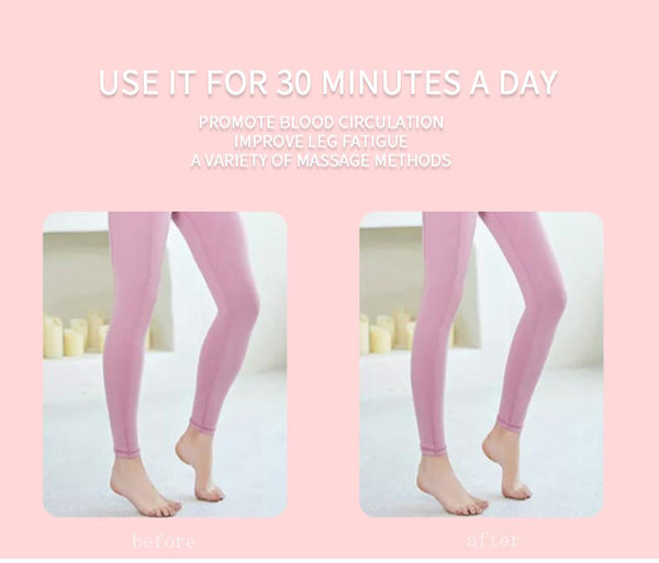 [MPTA00036]MEIPENG Charging foot massage pad folding beautiful leg massager intelligent foot acupoint pulse calf massage instrument