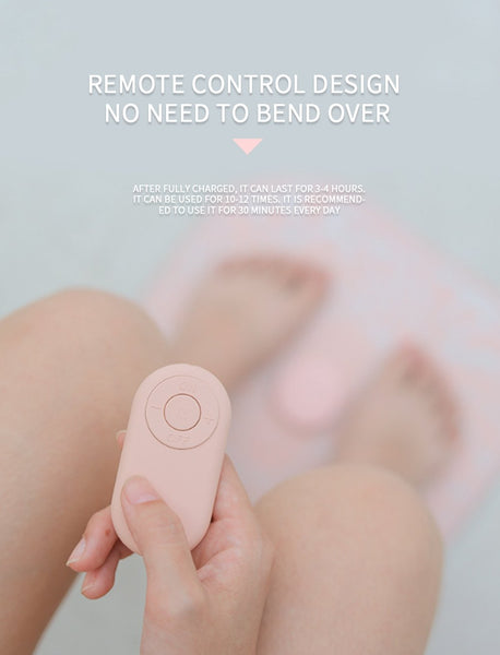[MPTA00036]MEIPENG Charging foot massage pad folding beautiful leg massager intelligent foot acupoint pulse calf massage instrument