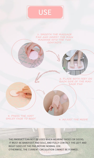 [MPTA00036]MEIPENG Charging foot massage pad folding beautiful leg massager intelligent foot acupoint pulse calf massage instrument