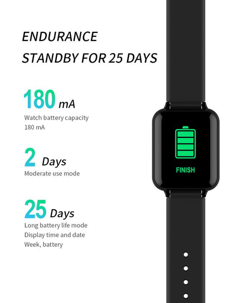 [MPEA00005] MEIPENG Quick selling popular B57 color screen smart Bracelet 1.3 inch large screen blood pressure heart rate multi exercise mode waterproof Bracelet