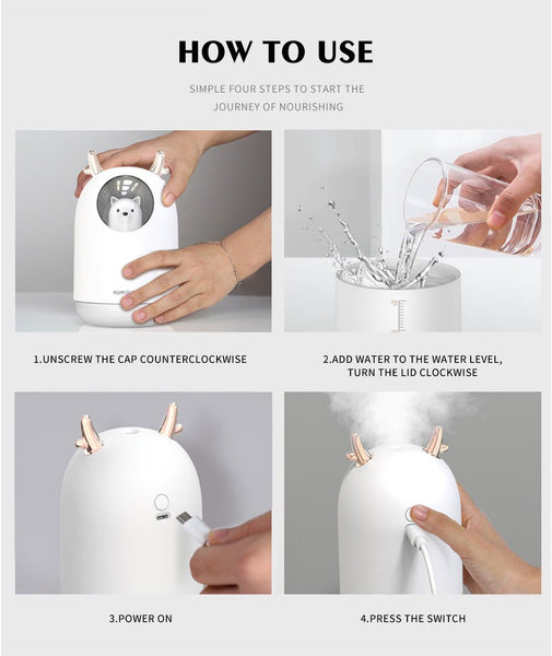 [MPEA00007] MEIPENG Creative adorable USB Mini humidifier home bedroom mute Mini desktop gift air spray