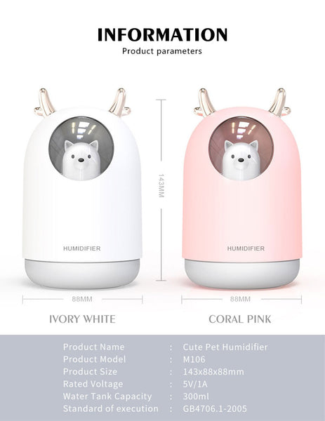 [MPEA00007] MEIPENG Creative adorable USB Mini humidifier home bedroom mute Mini desktop gift air spray