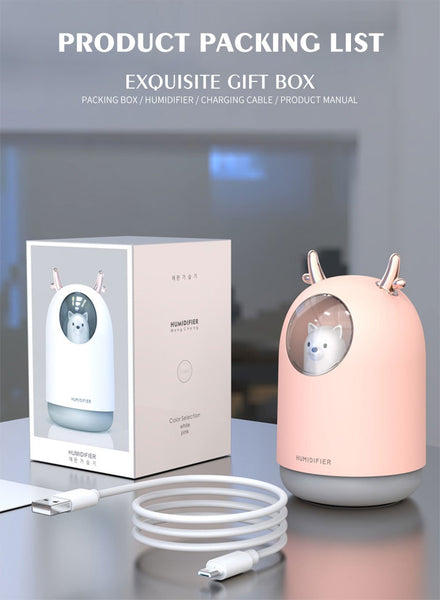 [MPEA00007] MEIPENG Creative adorable USB Mini humidifier home bedroom mute Mini desktop gift air spray