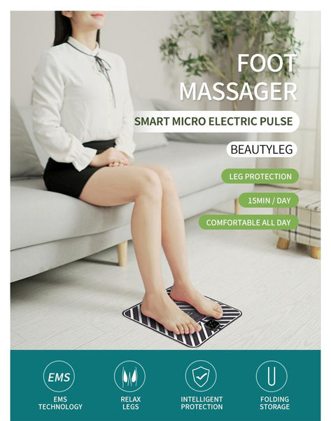 [MPHA00022] MEIPENG EMS vibration sole physiotherapy charging multifunctional foot massage instrument EMS massage foot pad sole massage instrument