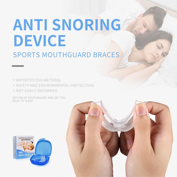 [MPTA00031] MEIPENG Silicone Anti Snoring mouth guard Anti Snoring Device movement tooth protection orthodontic molar set can be hot water molding