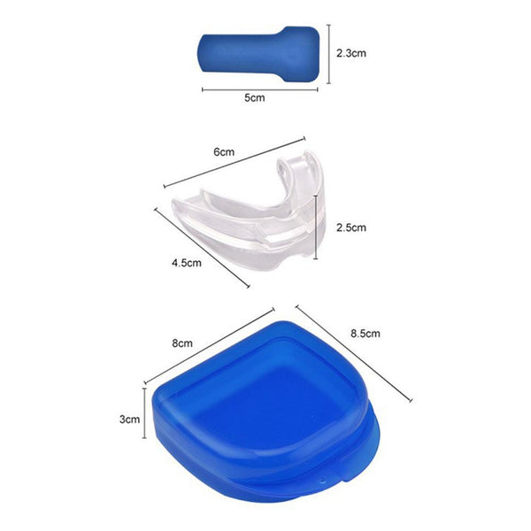 [MPTA00031] MEIPENG Silicone Anti Snoring mouth guard Anti Snoring Device movement tooth protection orthodontic molar set can be hot water molding