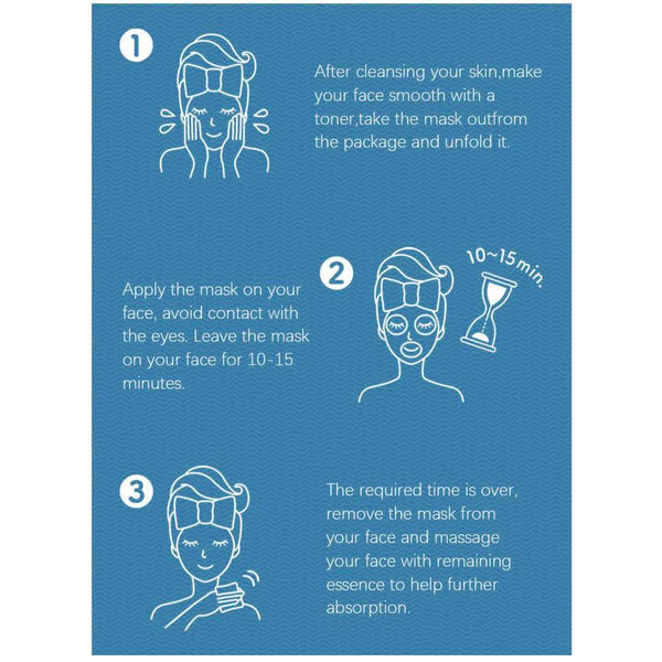 [HS520-A-2] Hada Supply Collagen Essence Mask (10pcs/Unit)