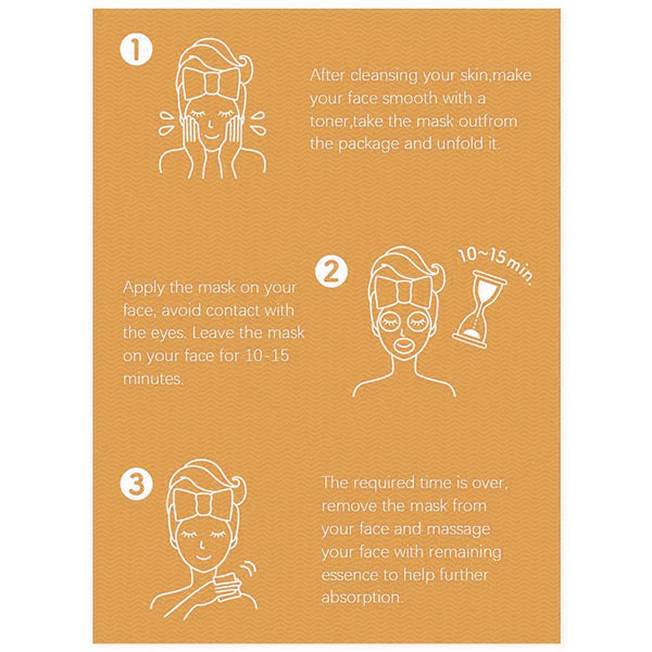 [HS520-A-3] Hada Supply Lightening Essence Mask (10pcs/Unit)