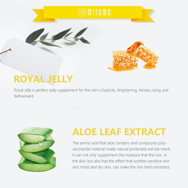 [HS520-B-8] Hada Supply Royal Jelly Essence Mask (10pcs/Unit)
