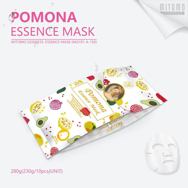 [MG101-A-150] MITOMO Goddess Pomona Essence Mask (10pcs/Unit)