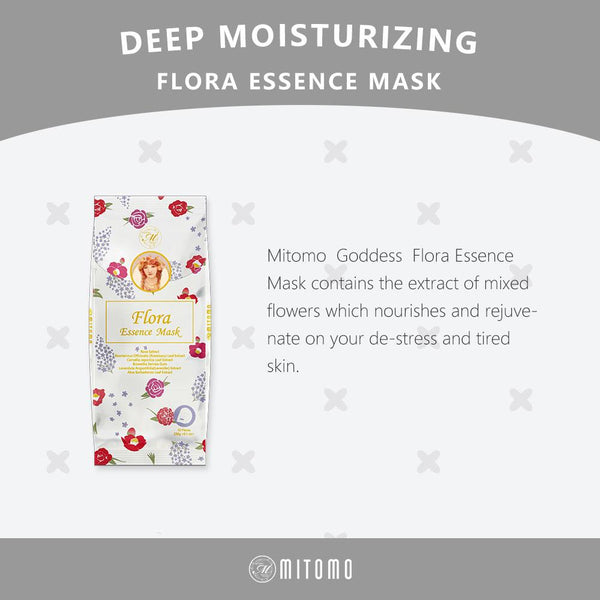 [MG101-B-150] MITOMO Goddess Flora Essence Mask (10pcs/Unit)