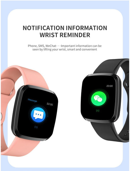 【MPEA00001】MEIPENG P3 multifunctional smart watch blood pressure and heart rate monitoring Bluetooth large screen waterproof sports watch for men and women