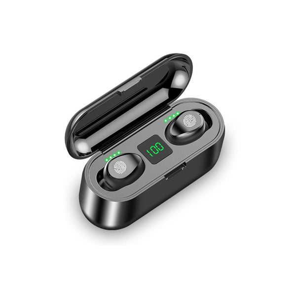 【MPEA00002】MEIPENG F9 Bluetooth headset tws5.0 touch LED power display emergency power true wireless headset